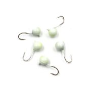 Мормышка вольф"ЯМАН"Шар с ушк, р.3, вес 0,30 цв.фосф.(уп.5 шт.)