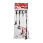 Набор поводков стальных NAMAZU Leader 1х7 Nylon Coated Black, L-15/20/25/30 см, test- 11 кг (по 10 ш
