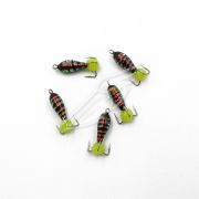 Мормышка вольф. безнасадочная "ЯМАН" Черт с петлей (длинный) Светофор, d-3 мм, вес 0,9 г, подвеска и