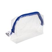 Косметичка "СЛЕДОПЫТ", 12х20х6 см, ПВХ, на молнии, прозрачная/25/50/