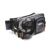 Сумка рыболовная "СЛЕДОПЫТ" Fishing Hip Bag WBP, 31х20х23 см, цв. серый/4/