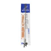 Поводок струна с вертлюгом YAMAN, d-0,40 мм, L-20 см, test- 17 кг (10 шт.)