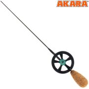 Уд. зим. Akara Leader N с катушкой под кивок (хлыст Hi Carbon fast) пробковая ручка