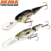Воблер Akara Twin Shad 60F 8 гр.   A103
