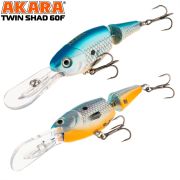 Воблер Akara Twin Shad 60F 8 гр.   A12